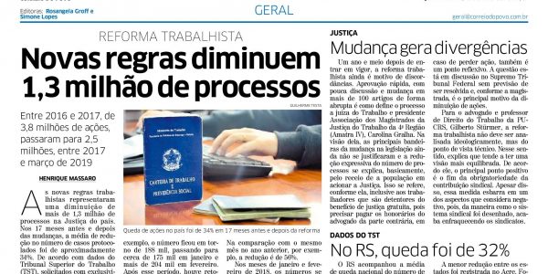 18 meses de vigência e sem mudanças: “A Reforma Trabalhista não entregou aquilo que prometeu”.