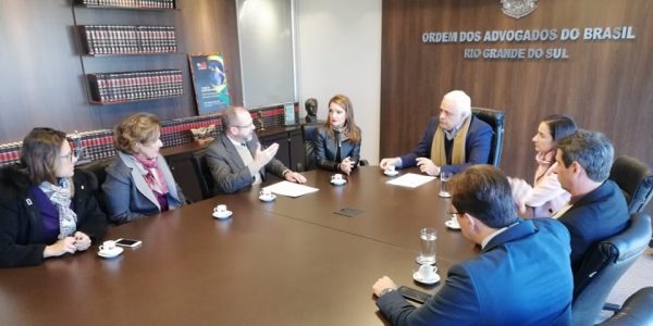 Reunião da Frentas RS com o presidente da OAB